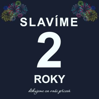 Náš e-shop slaví druhé narozeniny! 🥳 Velice děkujeme za vaší přízeň 🍀🥂